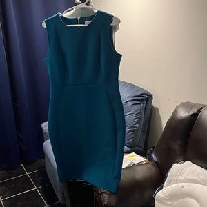 Teal bodycon dress